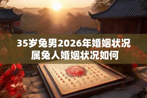 35岁兔男2026年婚姻状况 属兔人婚姻状况如何