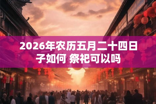 2026年农历五月二十四日子如何 祭祀可以吗 2026年农历五月二十四日子如何 祭祀可以吗