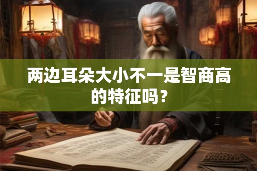 两边耳朵大小不一是智商高的特征吗？