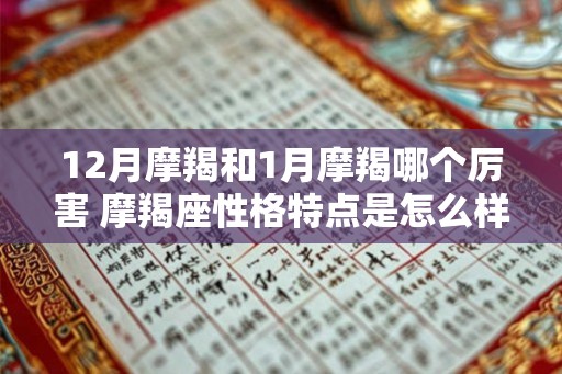 12月摩羯和1月摩羯哪个厉害 摩羯座性格特点是怎么样的 12月摩羯和1月摩羯哪个厉害 摩羯座性格特点是怎么样的