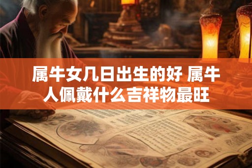 属牛女几日出生的好 属牛人佩戴什么吉祥物最旺