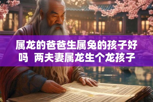 属龙的爸爸生属兔的孩子好吗  两夫妻属龙生个龙孩子好吗