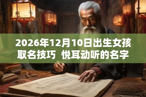 2026年12月10日出生女孩取名技巧  悦耳动听的名字