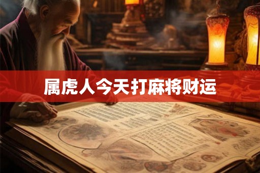属虎人今天打麻将财运