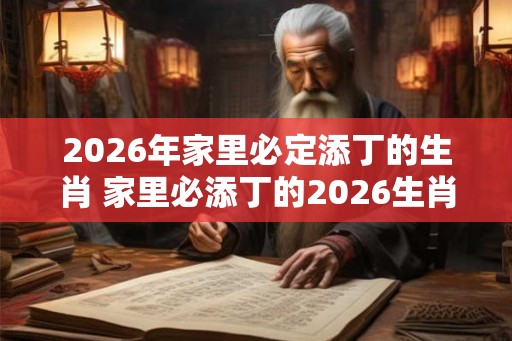 2026年家里必定添丁的生肖 家里必添丁的2026生肖 2026年家里必定添丁的生肖 家里必添丁的2026生肖
