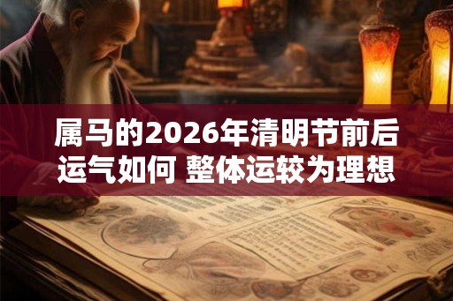 属马的2026年清明节前后运气如何 整体运较为理想 属马的2026年清明节前后运气如何 整体运较为理想