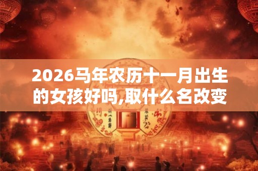 2026马年农历十一月出生的女孩好吗,取什么名改变命运