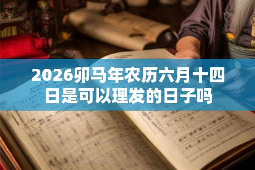 2026卯马年农历六月十四日是可以理发的日子吗