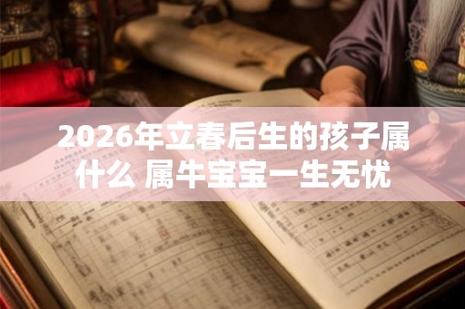 2026年立春后生的孩子属什么 属牛宝宝一生无忧 2026年立春后生的孩子属什么 属牛宝宝一生无忧