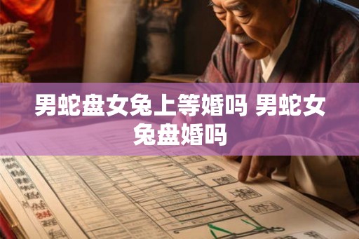 男蛇盘女兔上等婚吗 男蛇女兔盘婚吗 男蛇盘女兔上等婚吗 男蛇女兔盘婚吗