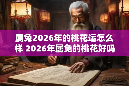属兔2026年的桃花运怎么样 2026年属兔的桃花好吗