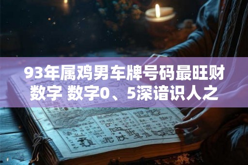 93年属鸡男车牌号码最旺财数字 数字0、5深谙识人之道