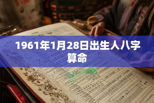 1961年1月28日出生人八字算命