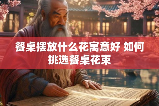 餐桌摆放什么花寓意好 如何挑选餐桌花束