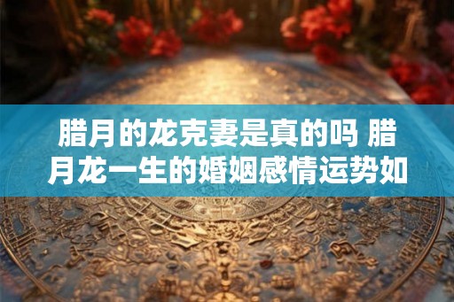腊月的龙克妻是真的吗 腊月龙一生的婚姻感情运势如何 腊月的龙克妻是真的吗 腊月龙一生的婚姻感情运势如何
