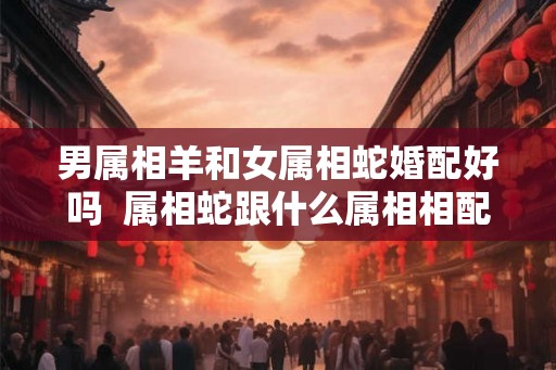 男属相羊和女属相蛇婚配好吗  属相蛇跟什么属相相配