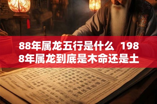 88年属龙五行是什么  1988年属龙到底是木命还是土命