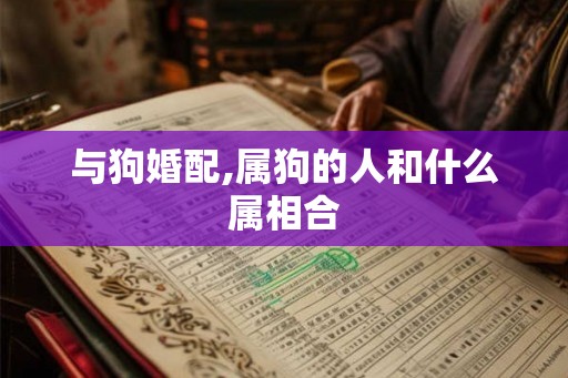 与狗婚配,属狗的人和什么属相合