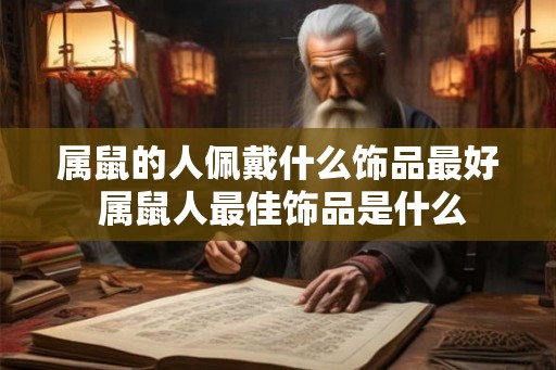 属鼠的人佩戴什么饰品最好 属鼠人最佳饰品是什么 属鼠的人佩戴什么饰品最好 属鼠人最佳饰品是什么