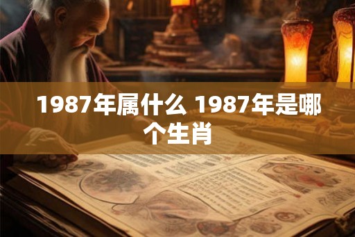 1987年属什么 1987年是哪个生肖