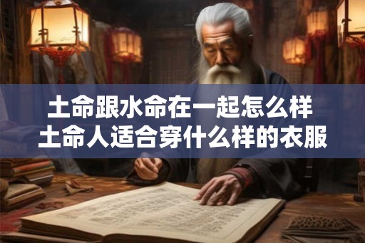 土命跟水命在一起怎么样 土命人适合穿什么样的衣服