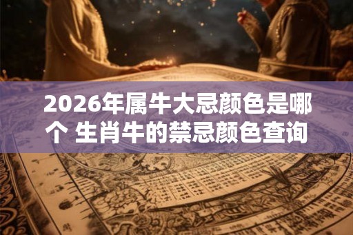 2026年属牛大忌颜色是哪个 生肖牛的禁忌颜色查询 2026年属牛大忌颜色是哪个 生肖牛的禁忌颜色查询