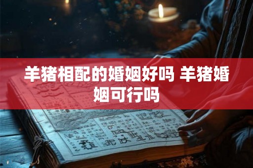 羊猪相配的婚姻好吗 羊猪婚姻可行吗 羊猪相配的婚姻好吗 羊猪婚姻可行吗