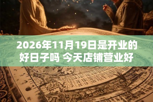2026年11月19日是开业的好日子吗 今天店铺营业好吗
