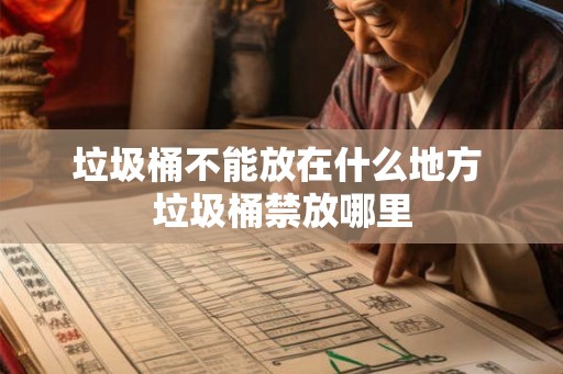 垃圾桶不能放在什么地方 垃圾桶禁放哪里