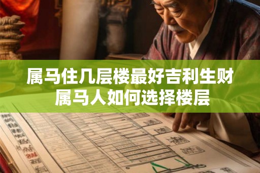 属马住几层楼最好吉利生财 属马人如何选择楼层