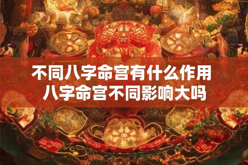 不同八字命宫有什么作用 八字命宫不同影响大吗 不同八字命宫有什么作用 八字命宫不同影响大吗