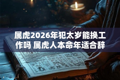 属虎2026年犯太岁能换工作吗 属虎人本命年适合辞职吗