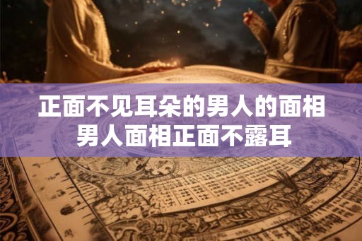 正面不见耳朵的男人的面相 男人面相正面不露耳