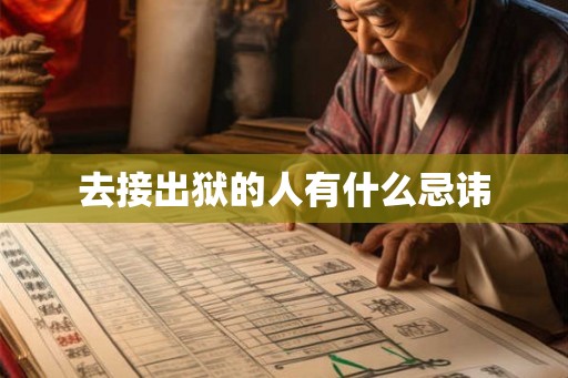 去接出狱的人有什么忌讳