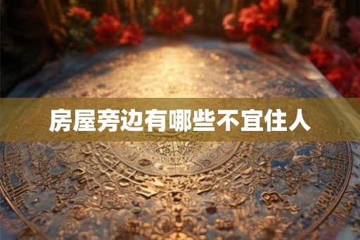 房屋旁边有哪些不宜住人 房屋旁边有哪些不宜住人