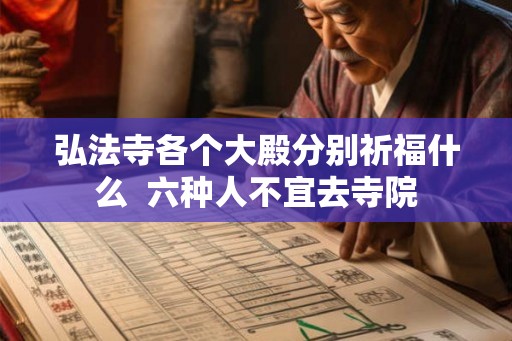弘法寺各个大殿分别祈福什么  六种人不宜去寺院