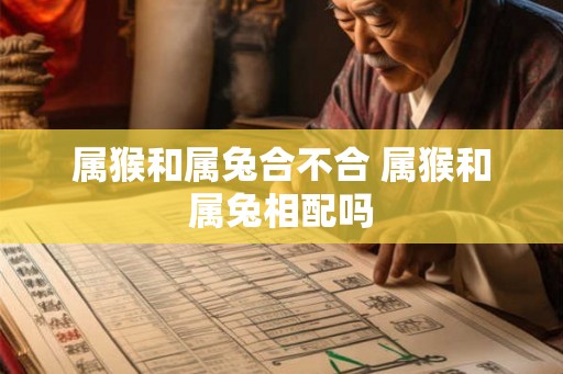 属猴和属兔合不合 属猴和属兔相配吗