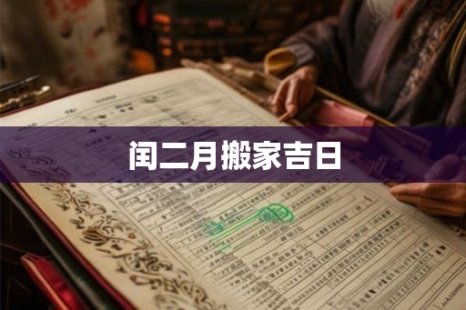 闰二月搬家吉日
