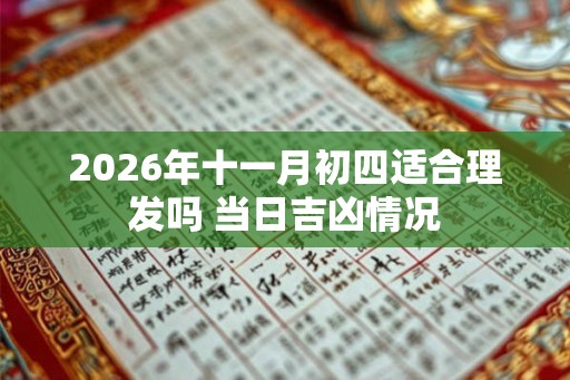 2026年十一月初四适合理发吗 当日吉凶情况
