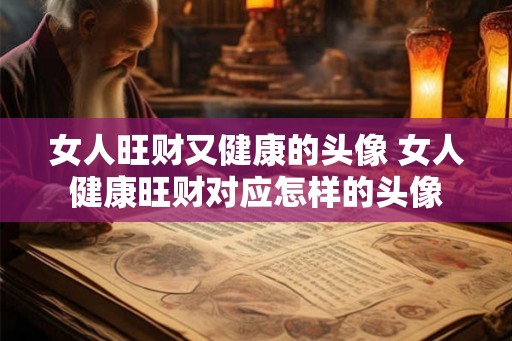 女人旺财又健康的头像 女人健康旺财对应怎样的头像 女人旺财又健康的头像 女人健康旺财对应怎样的头像