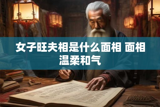 女子旺夫相是什么面相 面相温柔和气