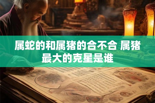 属蛇的和属猪的合不合 属猪最大的克星是谁