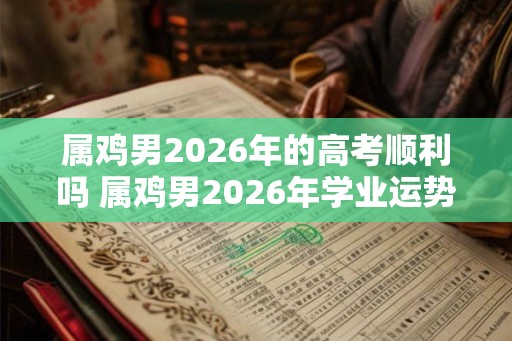 属鸡男2026年的高考顺利吗 属鸡男2026年学业运势如何