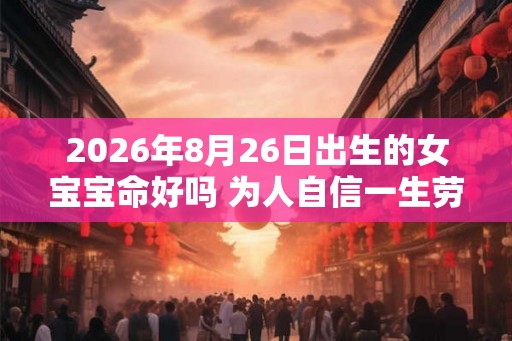 2026年8月26日出生的女宝宝命好吗 为人自信一生劳碌