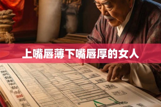 上嘴唇薄下嘴唇厚的女人