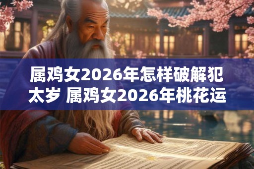 属鸡女2026年怎样破解犯太岁 属鸡女2026年桃花运如何