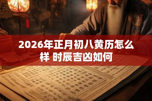 2026年正月初八黄历怎么样 时辰吉凶如何