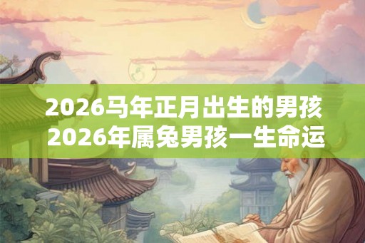 2026马年正月出生的男孩 2026年属兔男孩一生命运 2026马年正月出生的男孩 2026年属兔男孩一生命运