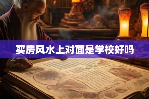 买房风水上对面是学校好吗