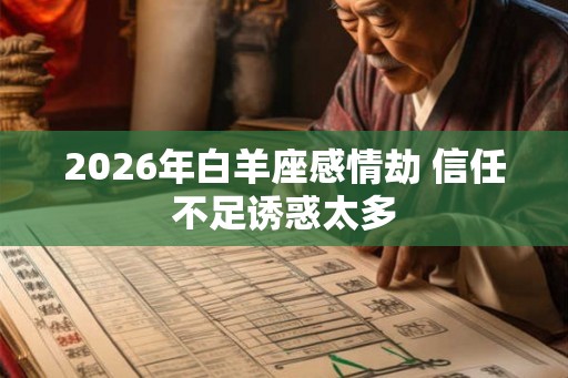 2026年白羊座感情劫 信任不足诱惑太多